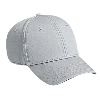 Otto Cap Superior Cotton Twill Low Profile Pro Style Caps Gray