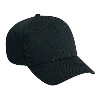 Otto Cap Superior Cotton Twill Low Profile Pro Style Caps Black