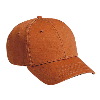 Otto Cap Superior Cotton Twill Low Profile Pro Style Caps Texas Orange