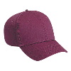 Otto Cap Superior Cotton Twill Low Profile Pro Style Caps Maroon