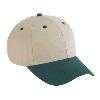 Otto Cap Cotton Twill Low Profile Pro Style Two Tone Color Caps Dark Green/Khaki/Khaki