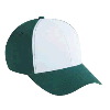 Otto Cap Cotton Twill Low Profile Pro Style Two Tone Color Caps Dark Green/White/Dark Green