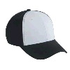 Otto Cap Cotton Twill Low Profile Pro Style Two Tone Color Caps Black/White/Black