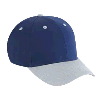 Otto Cap Cotton Twill Low Profile Pro Style Two Tone Color Caps Gray/Navy/Navy