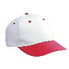 Otto Cap Cotton Twill Low Profile Pro Style Two Tone Color Caps Red/White