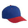 Otto Cap Cotton Twill Low Profile Pro Style Two Tone Color Caps Red/Royal