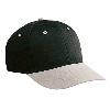 Otto Cap Cotton Twill Low Profile Pro Style Two Tone Color Caps Gray/Black