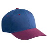 Otto Cap Cotton Twill Low Profile Pro Style Two Tone Color Caps Maroon/Navy