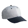 Otto Cap Cotton Twill Low Profile Pro Style Two Tone Color Caps Black/Gray