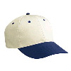 Otto Cap Cotton Twill Low Profile Pro Style Two Tone Color Caps Navy/Natural