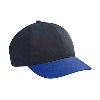 Otto Cap Cotton Twill Low Profile Pro Style Two Tone Color Caps Royal/Black