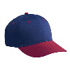 Otto Cap Cotton Twill Low Profile Pro Style Two Tone Color Caps Burgundy Maroon/Navy