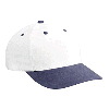 Otto Cap Washed Brushed Cotton Twill Low Profile Pro Style Two Tone Color Caps Navy/White
