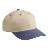 Otto Cap Washed Brushed Cotton Twill Low Profile Pro Style Two Tone Color Caps Navy/Khaki