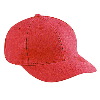Otto Cap Washed Brushed Heavy Cotton Canvas Low Profile Pro Style Caps Red