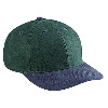 Otto Cap Washed Brushed Heavy Cotton Canvas Low Profile Pro Style Two Tone Color Caps Navy/Dark Green