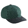 Otto Cap Washed Brushed Heavy Cotton Canvas Low Profile Pro Style Two Tone Color Caps Black/Dark Green