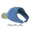 Otto Cap Washed Pigment Dyed Cotton Twill Ponytail Low Profile Pro Style Two Tone Color Caps 