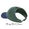 Otto Cap Washed Pigment Dyed Cotton Twill Ponytail Low Profile Pro Style Two Tone Color Caps 
