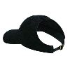 Otto Cap Brushed Cotton Twill Ponytail Low Profile Pro Style Caps Black
