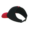 Otto Cap Brushed Cotton Twill Ponytail Low Profile Pro Style Two Tone Color Caps Red/Black