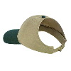 Otto Cap Brushed Cotton Twill Ponytail Low Profile Pro Style Two Tone Color Caps Dark Green/Khaki