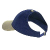 Otto Cap Brushed Cotton Twill Ponytail Low Profile Pro Style Two Tone Color Caps Khaki/Navy
