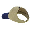 Otto Cap Brushed Cotton Twill Ponytail Low Profile Pro Style Two Tone Color Caps Navy/Khaki
