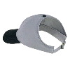 Otto Cap Brushed Cotton Twill Ponytail Low Profile Pro Style Two Tone Color Caps Black/Gray