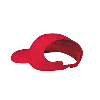 Otto Cap Brushed Cotton Twill Ponytail Low Profile Pro Style Caps Red