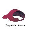Otto Cap Brushed Cotton Twill Ponytail Low Profile Pro Style Caps Burgundy Maroon