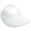 Otto Cap Cotton Twill Extra Large Visor Ponytail Low Profile Pro Style Caps White