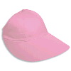 Otto Cap Cotton Twill Extra Large Visor Ponytail Low Profile Pro Style Caps Pink