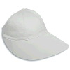 Otto Cap Cotton Twill Extra Large Visor Ponytail Low Profile Pro Style Caps Stone Gray