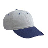 Otto Cap Brushed Cotton Twill "Otto Polo" Low Profile Pro Style Two Tone Color Caps Navy/Gray