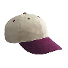 Otto Cap Brushed Cotton Twill "Otto Polo" Low Profile Pro Style Two Tone Color Caps Maroon/Khaki
