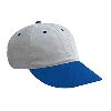 Otto Cap Brushed Cotton Twill "Otto Polo" Low Profile Pro Style Two Tone Color Caps Royal/Gray