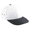 Otto Cap Brushed Cotton Twill "Otto Polo" Low Profile Pro Style Two Tone Color Caps Black/White