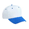 Otto Cap Cotton Twill Sandwich Visor Pro Style Two Tone Color Caps Royal/White/White