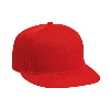 Otto Cap Alternative Wool Blend Flat Visor Pro Style Caps Red
