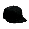 Otto Cap Alternative Wool Blend Flat Visor Pro Style Caps Black