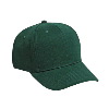 Otto Cap Brushed Bull Denim Pro Style Caps Dark Green
