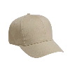 Otto Cap Brushed Bull Denim Pro Style Caps Khaki
