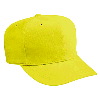 Otto Cap Brushed Bull Denim Pro Style Caps Yellow