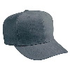 Otto Cap Brushed Bull Denim Pro Style Caps Charcoal Gray