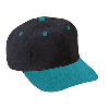 Otto Cap Brushed Cotton Twill Pro Style Two Tone Color Caps Jade/Black