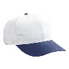 Otto Cap Cotton Twill Pro Style Two Tone Color Caps Navy/White