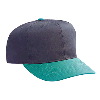 Otto Cap Cotton Twill Pro Style Two Tone Color Caps Jade/Black