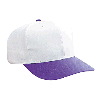 Otto Cap Cotton Twill Pro Style Two Tone Color Caps Purple/White