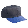 Otto Cap Cotton Twill Pro Style Two Tone Color Caps Royal/Black